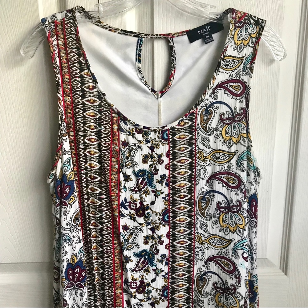 Boho Pattern Swing-Style Dress - Picture 2 of 5